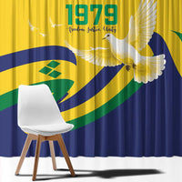 Saint Vincent and the Grenadines Window Curtain Gratitude to the Land Pride Since 1979 - Wonder Print Shop