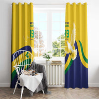 Saint Vincent and the Grenadines Window Curtain Gratitude to the Land Pride Since 1979 - Wonder Print Shop