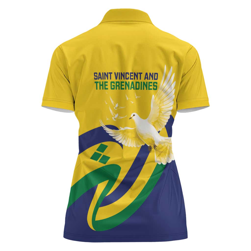 Saint Vincent and the Grenadines Women Polo Shirt Gratitude to the Land Pride Since 1979 - Wonder Print Shop