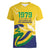 Saint Vincent and the Grenadines Women V-Neck T-Shirt Gratitude to the Land Pride Since 1979 - Wonder Print Shop