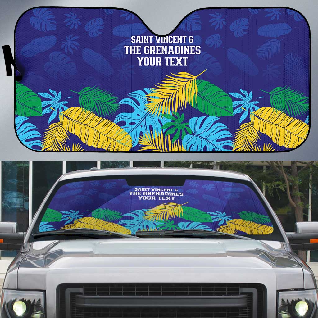 Saint Vincent Land So Beautiful Auto Sun Shade Tropical Vibes - Wonder Print Shop