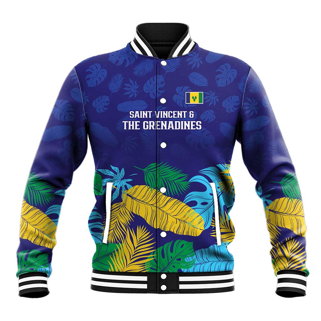Saint Vincent Land So Beautiful Baseball Jacket Tropical Vibes - Wonder Print Shop