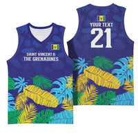 Saint Vincent Land So Beautiful Basketball Jersey Tropical Vibes - Wonder Print Shop