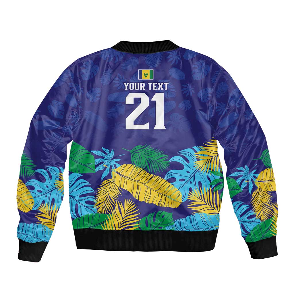 Saint Vincent Land So Beautiful Bomber Jacket Tropical Vibes - Wonder Print Shop
