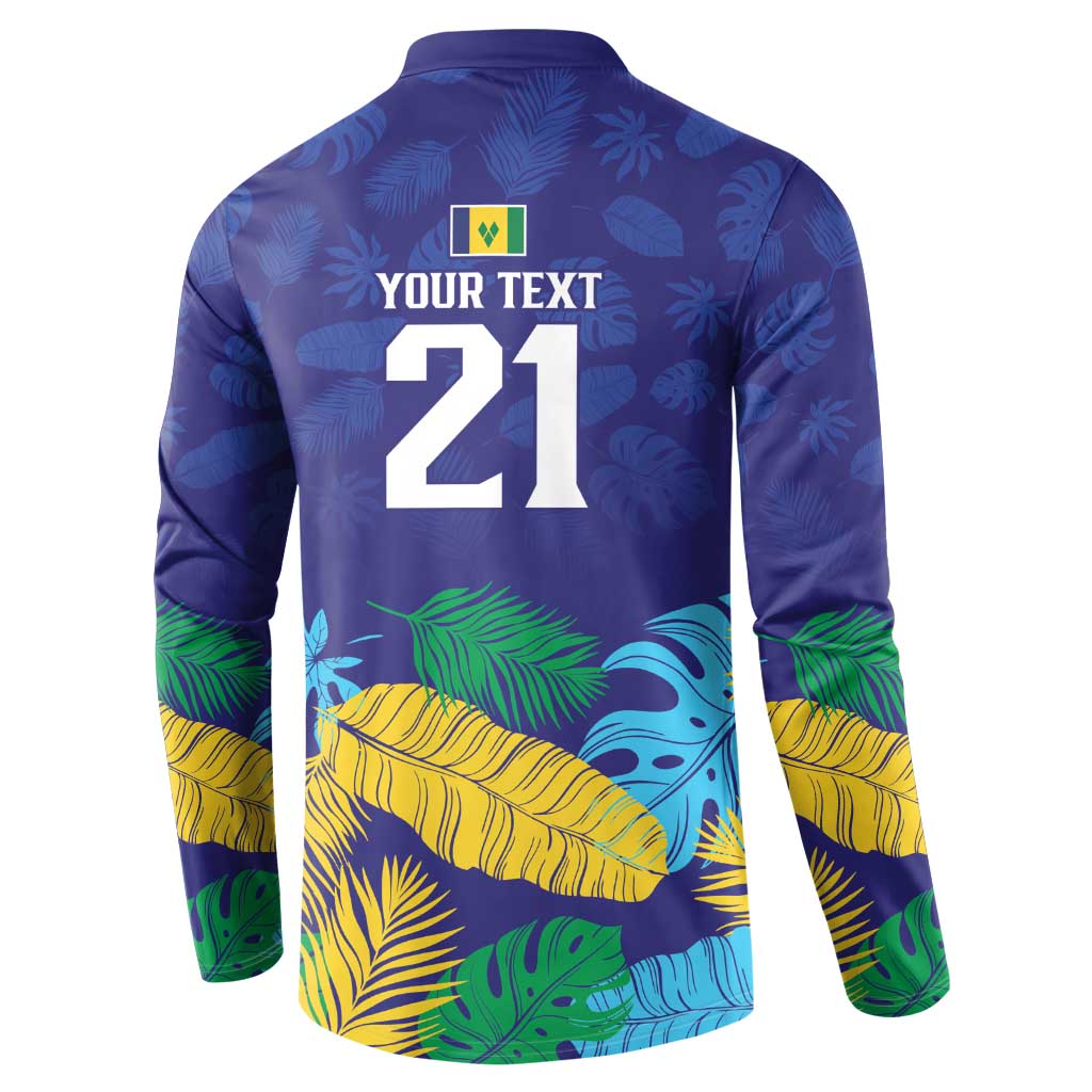 Saint Vincent Land So Beautiful Button Sweatshirt Tropical Vibes - Wonder Print Shop