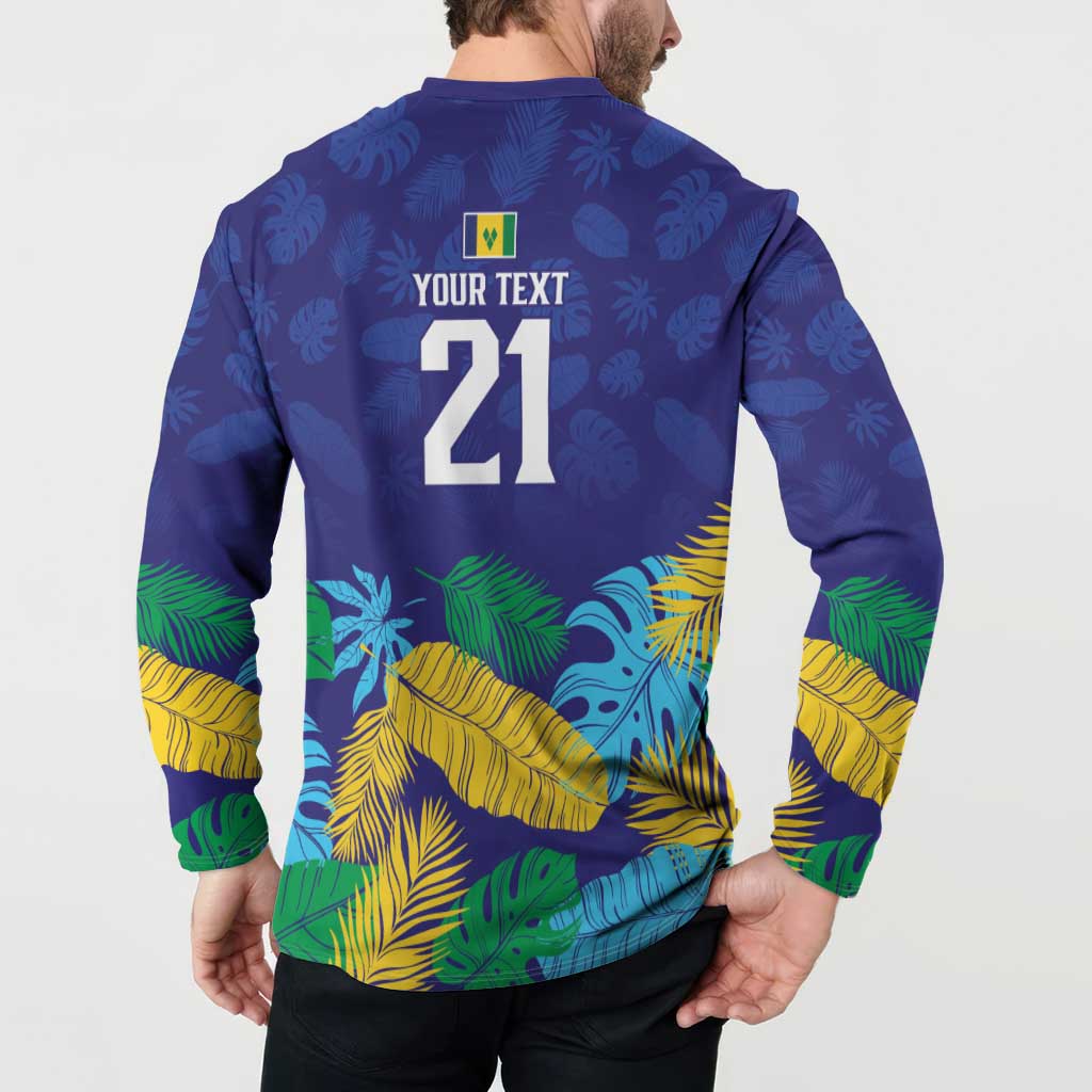Saint Vincent Land So Beautiful Button Sweatshirt Tropical Vibes - Wonder Print Shop