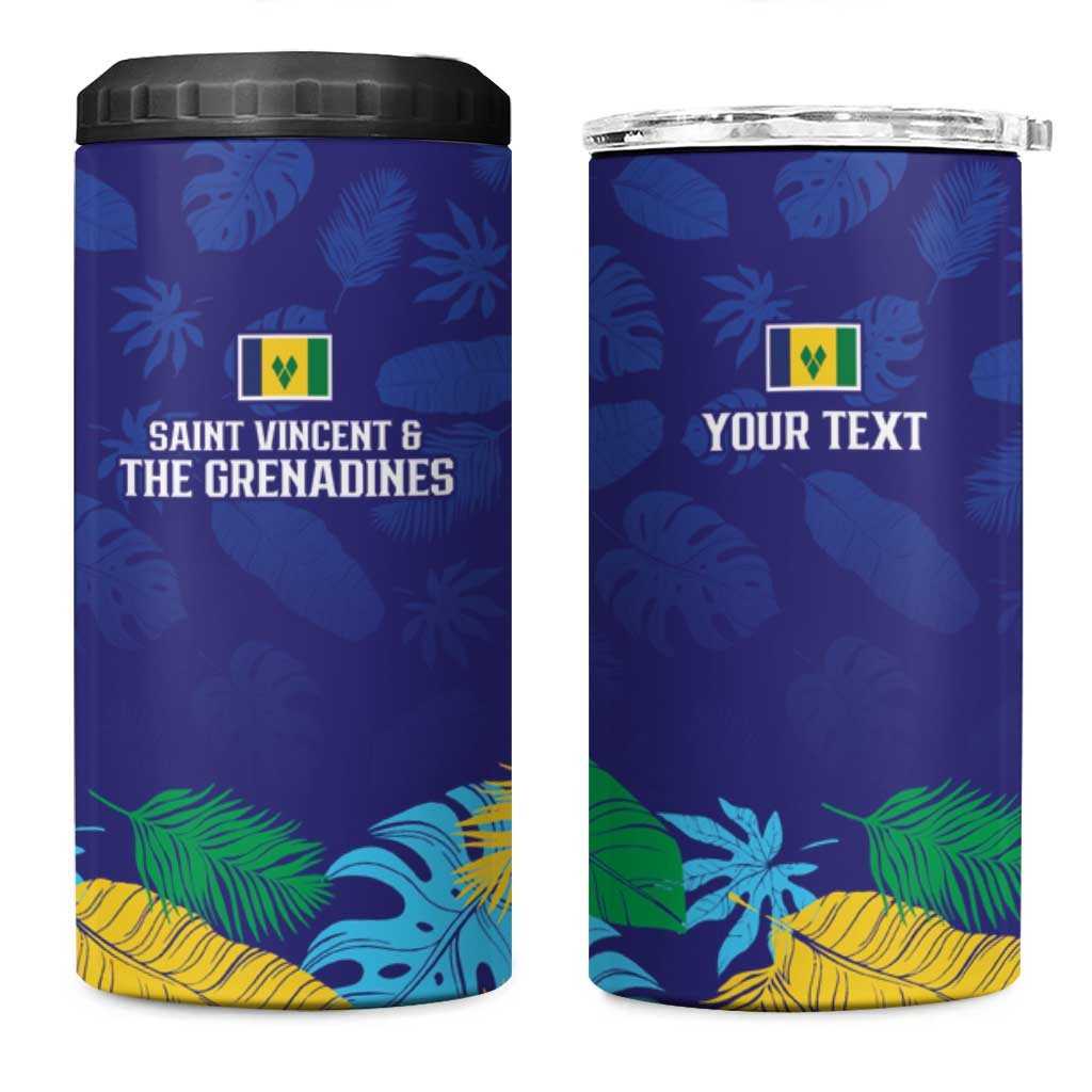 Saint Vincent Land So Beautiful 4 in 1 Can Cooler Tumbler Tropical Vibes - Wonder Print Shop