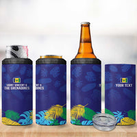 Saint Vincent Land So Beautiful 4 in 1 Can Cooler Tumbler Tropical Vibes - Wonder Print Shop