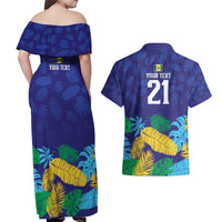 Saint Vincent Land So Beautiful Couples Matching Off Shoulder Maxi Dress and Hawaiian Shirt Tropical Vibes - Wonder Print Shop