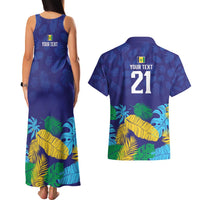 Saint Vincent Land So Beautiful Couples Matching Tank Maxi Dress and Hawaiian Shirt Tropical Vibes - Wonder Print Shop