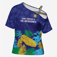 Saint Vincent Land So Beautiful Cross Shoulder Shirt Tropical Vibes - Wonder Print Shop