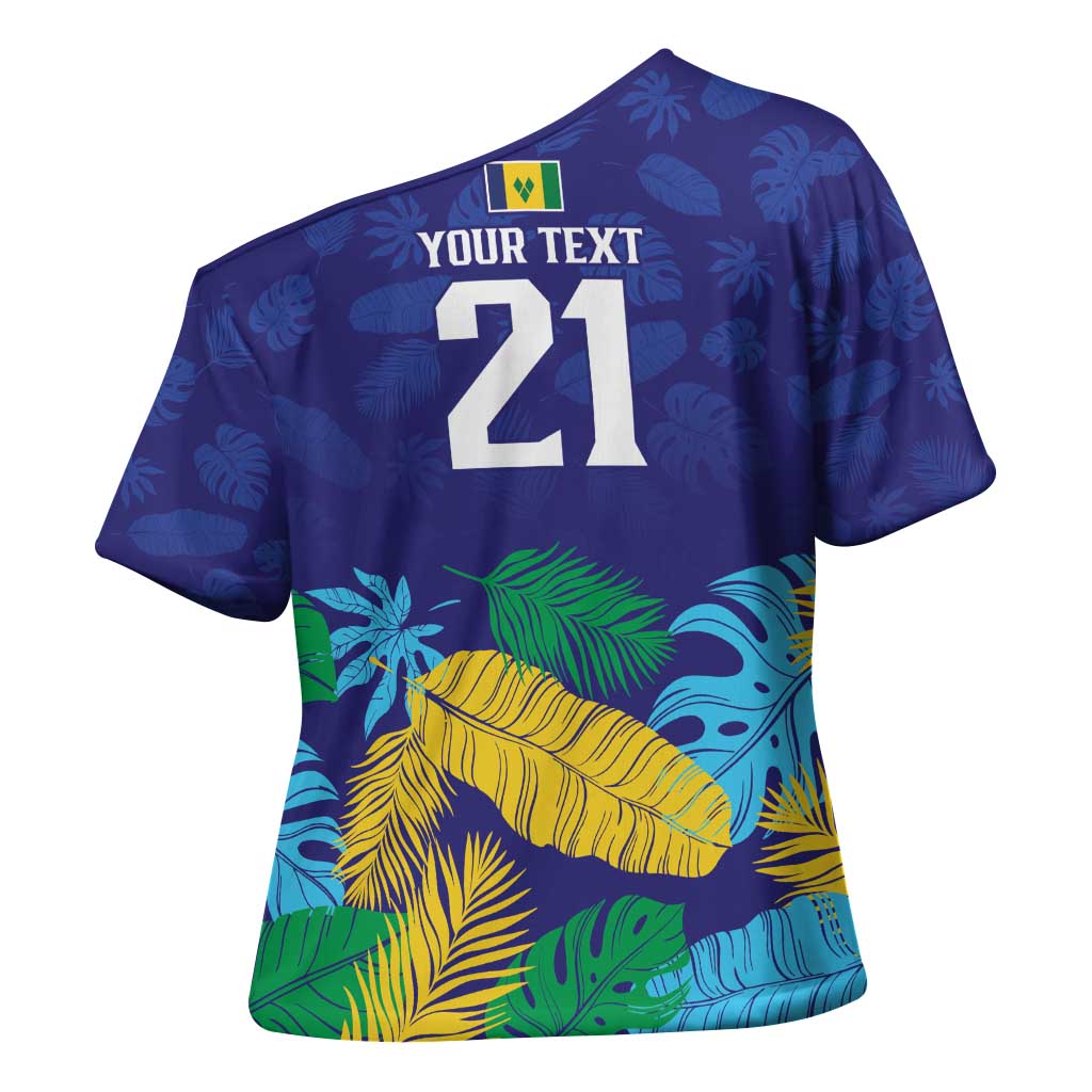 Saint Vincent Land So Beautiful Cross Shoulder Shirt Tropical Vibes - Wonder Print Shop