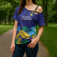 Saint Vincent Land So Beautiful Cross Shoulder Shirt Tropical Vibes - Wonder Print Shop
