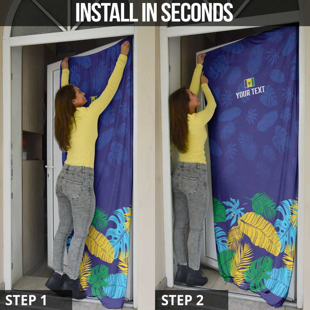 Saint Vincent Land So Beautiful Door Cover Tropical Vibes - Wonder Print Shop