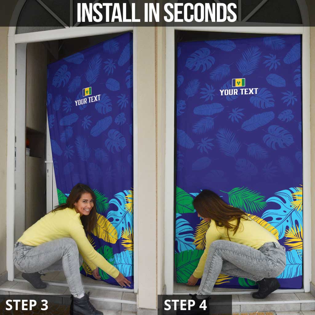 Saint Vincent Land So Beautiful Door Cover Tropical Vibes - Wonder Print Shop