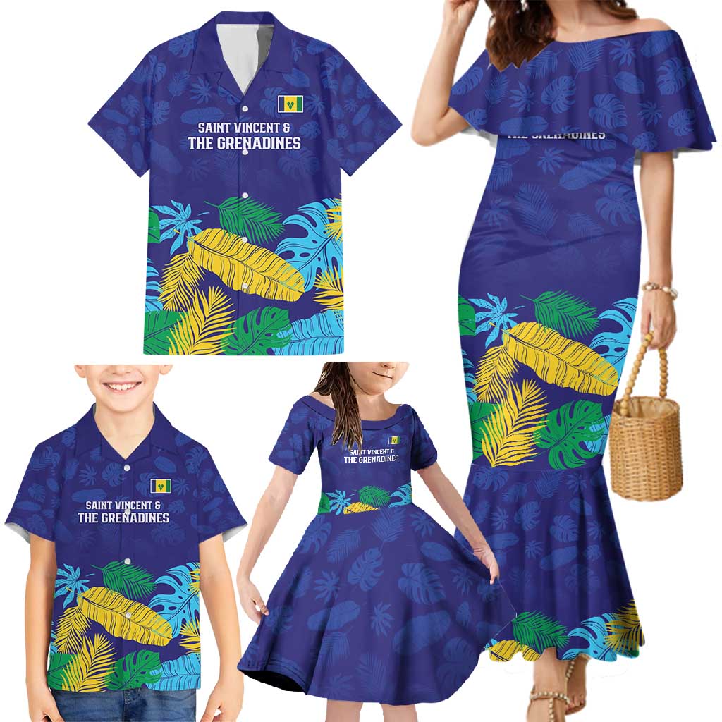 Saint Vincent Land So Beautiful Family Matching Mermaid Dress and Hawaiian Shirt Tropical Vibes - Wonder Print Shop