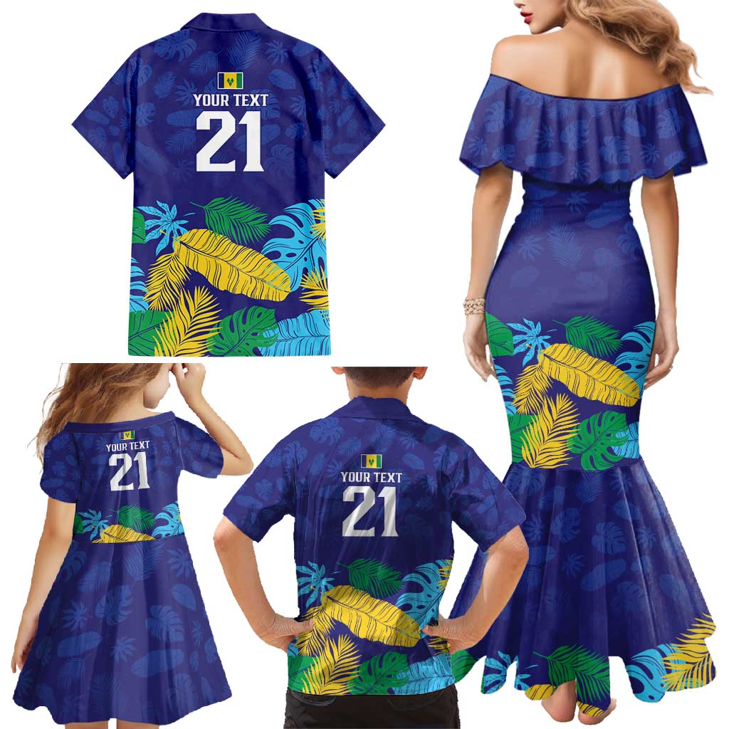 Saint Vincent Land So Beautiful Family Matching Mermaid Dress and Hawaiian Shirt Tropical Vibes - Wonder Print Shop