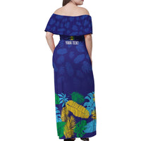 Saint Vincent Land So Beautiful Family Matching Off Shoulder Maxi Dress and Hawaiian Shirt Tropical Vibes - Wonder Print Shop