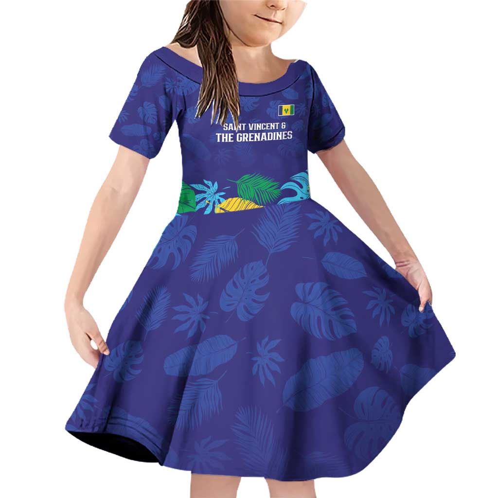 Saint Vincent Land So Beautiful Family Matching Off Shoulder Short Dress and Hawaiian Shirt Tropical Vibes - Wonder Print Shop
