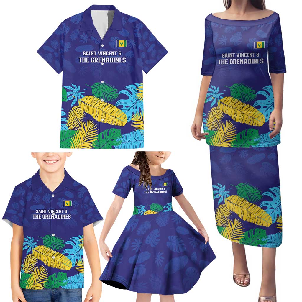 Saint Vincent Land So Beautiful Family Matching Puletasi and Hawaiian Shirt Tropical Vibes - Wonder Print Shop