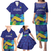 Saint Vincent Land So Beautiful Family Matching Puletasi and Hawaiian Shirt Tropical Vibes - Wonder Print Shop