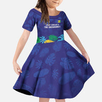 Saint Vincent Land So Beautiful Family Matching Short Sleeve Bodycon Dress and Hawaiian Shirt Tropical Vibes - Wonder Print Shop