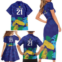 Saint Vincent Land So Beautiful Family Matching Short Sleeve Bodycon Dress and Hawaiian Shirt Tropical Vibes - Wonder Print Shop