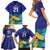 Saint Vincent Land So Beautiful Family Matching Short Sleeve Bodycon Dress and Hawaiian Shirt Tropical Vibes - Wonder Print Shop