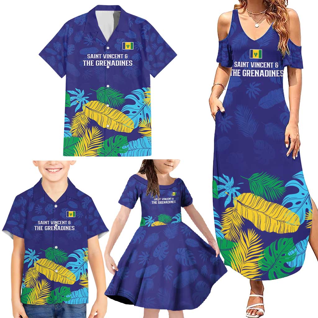 Saint Vincent Land So Beautiful Family Matching Summer Maxi Dress and Hawaiian Shirt Tropical Vibes - Wonder Print Shop