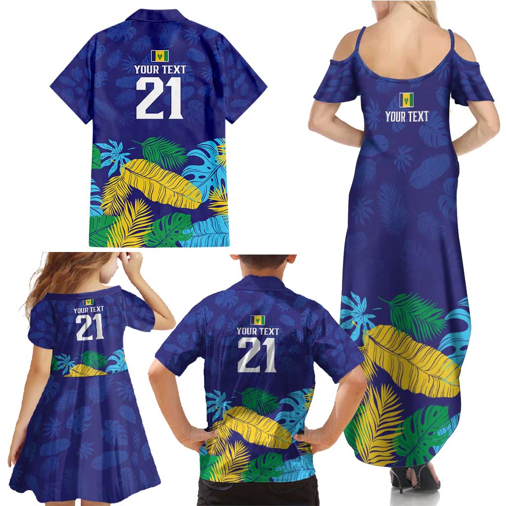 Saint Vincent Land So Beautiful Family Matching Summer Maxi Dress and Hawaiian Shirt Tropical Vibes - Wonder Print Shop