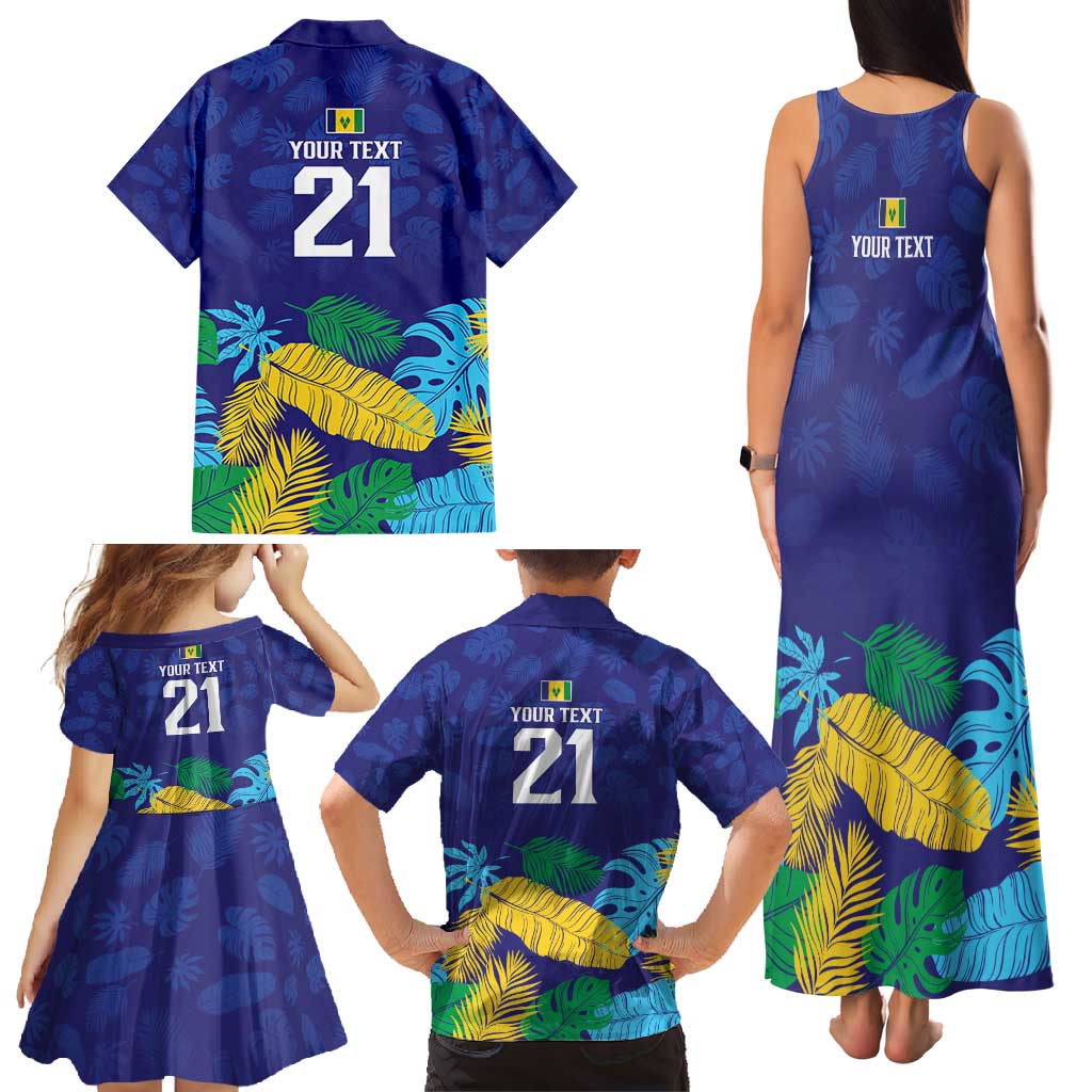 Saint Vincent Land So Beautiful Family Matching Tank Maxi Dress and Hawaiian Shirt Tropical Vibes - Wonder Print Shop