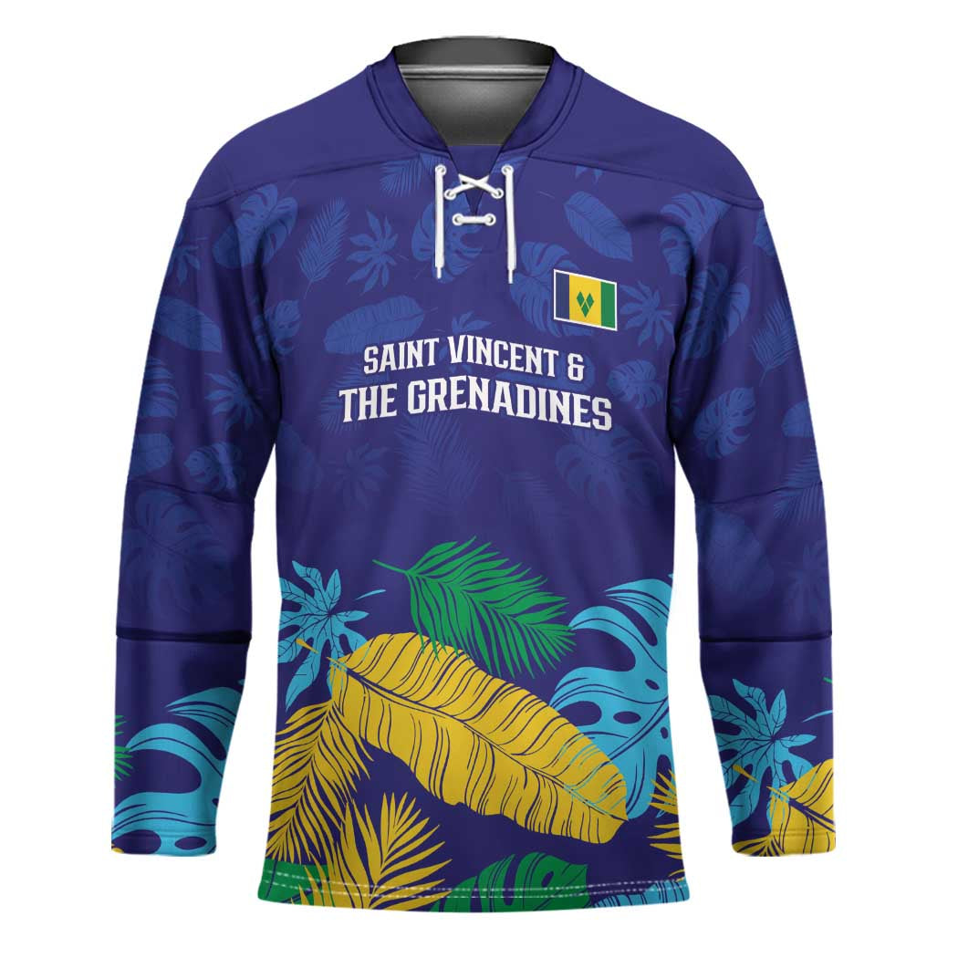 Saint Vincent Land So Beautiful Hockey Jersey Tropical Vibes - Wonder Print Shop