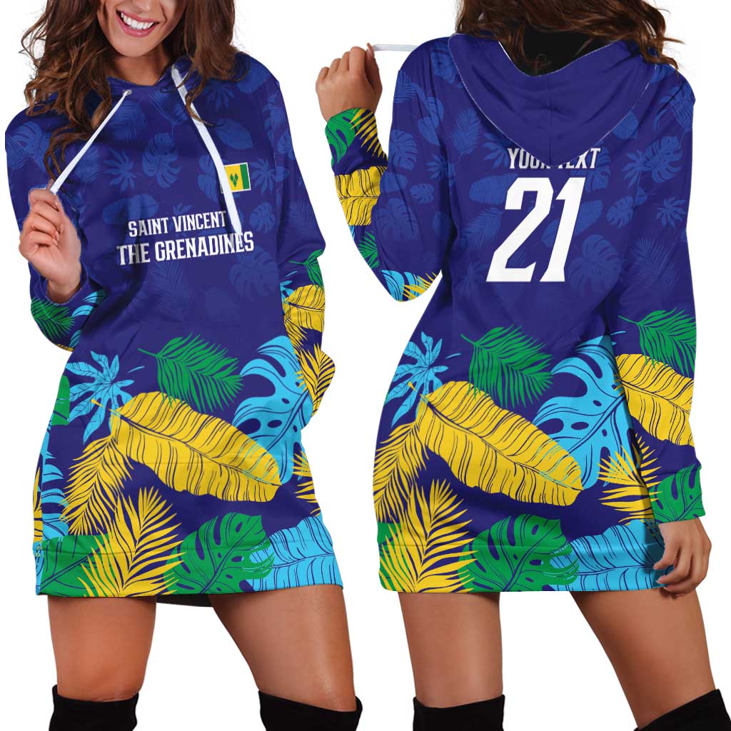 Saint Vincent Land So Beautiful Hoodie Dress Tropical Vibes - Wonder Print Shop
