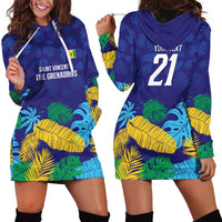 Saint Vincent Land So Beautiful Hoodie Dress Tropical Vibes - Wonder Print Shop