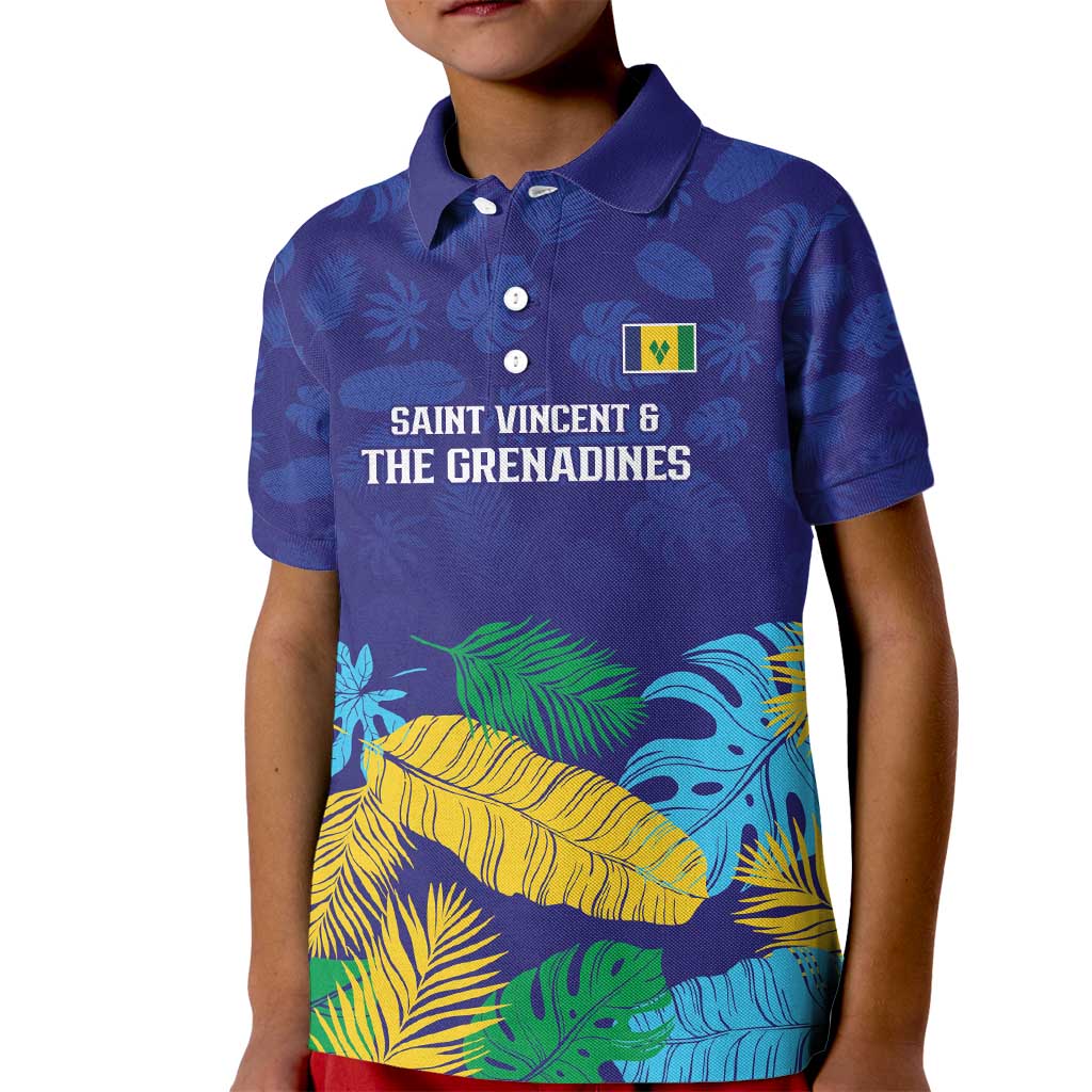 Saint Vincent Land So Beautiful Kid Polo Shirt Tropical Vibes - Wonder Print Shop