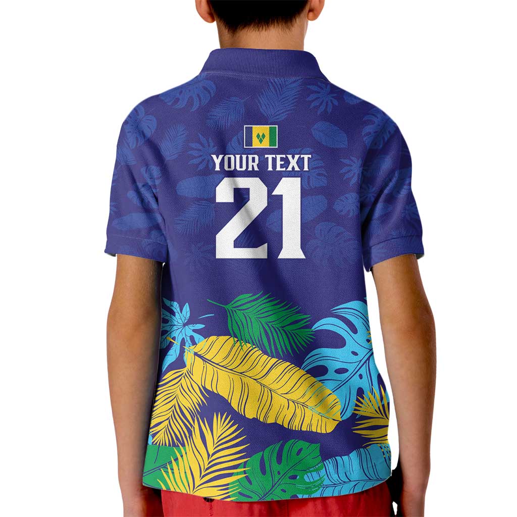 Saint Vincent Land So Beautiful Kid Polo Shirt Tropical Vibes - Wonder Print Shop
