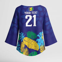 Saint Vincent Land So Beautiful Kimono Sleeve Blouse Tropical Vibes - Wonder Print Shop