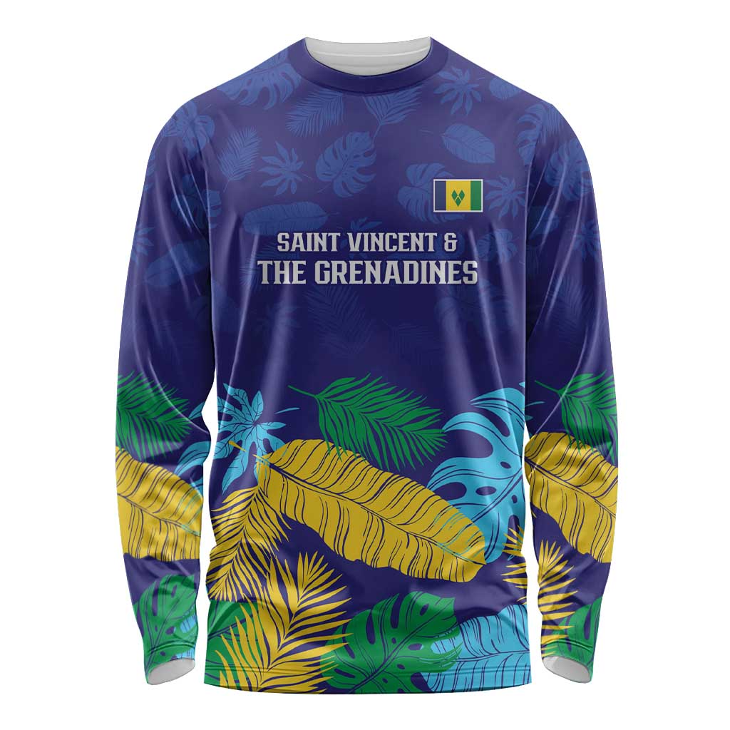 Saint Vincent Land So Beautiful Long Sleeve Shirt Tropical Vibes - Wonder Print Shop