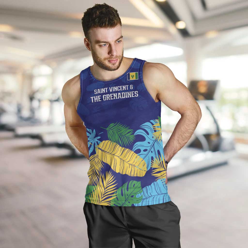 Saint Vincent Land So Beautiful Men Tank Top Tropical Vibes - Wonder Print Shop