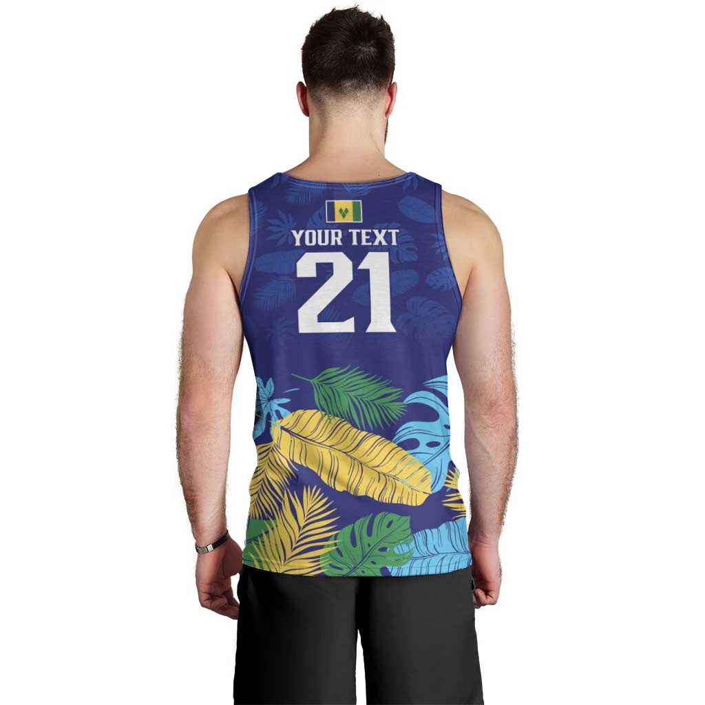 Saint Vincent Land So Beautiful Men Tank Top Tropical Vibes - Wonder Print Shop