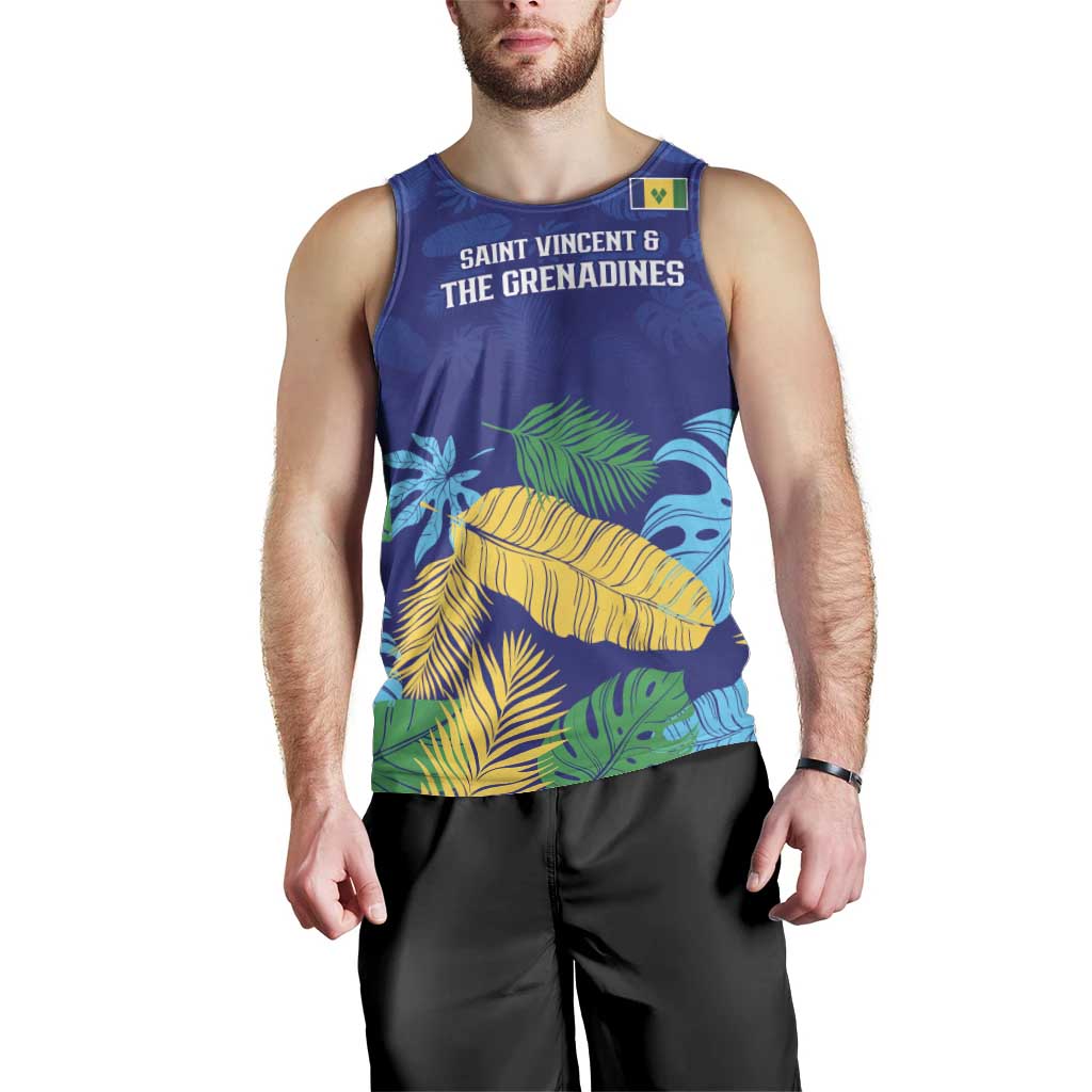 Saint Vincent Land So Beautiful Men Tank Top Tropical Vibes - Wonder Print Shop