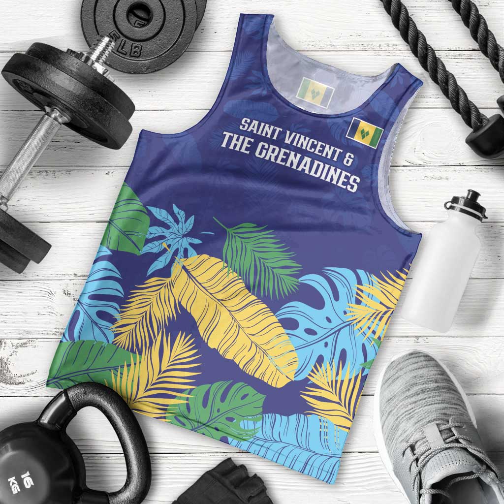Saint Vincent Land So Beautiful Men Tank Top Tropical Vibes - Wonder Print Shop