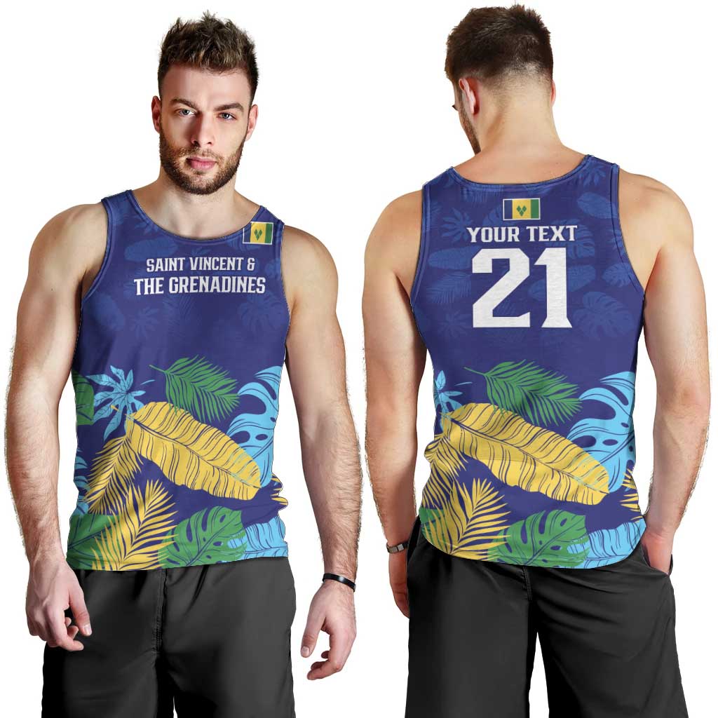 Saint Vincent Land So Beautiful Men Tank Top Tropical Vibes - Wonder Print Shop