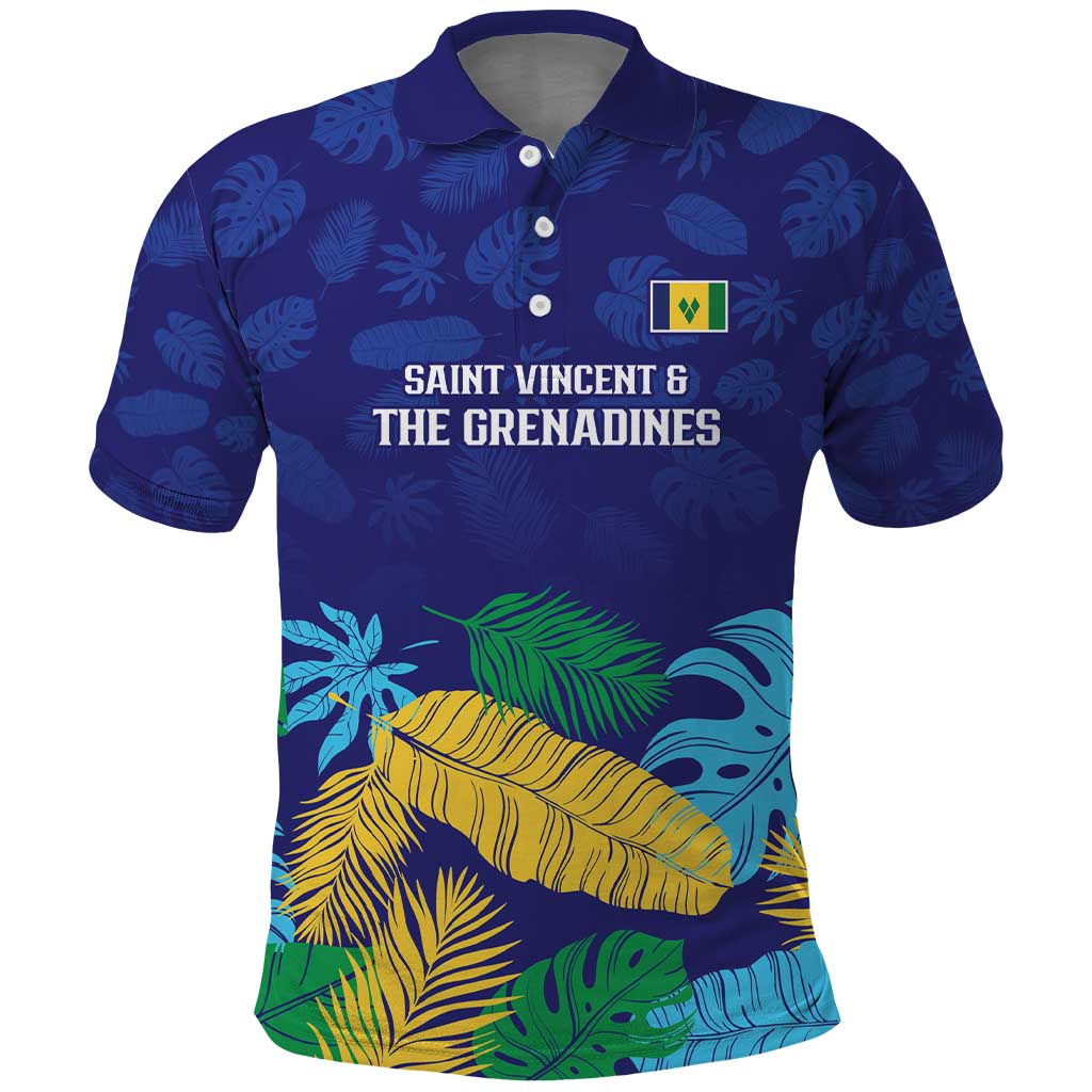Saint Vincent Land So Beautiful Polo Shirt Tropical Vibes - Wonder Print Shop