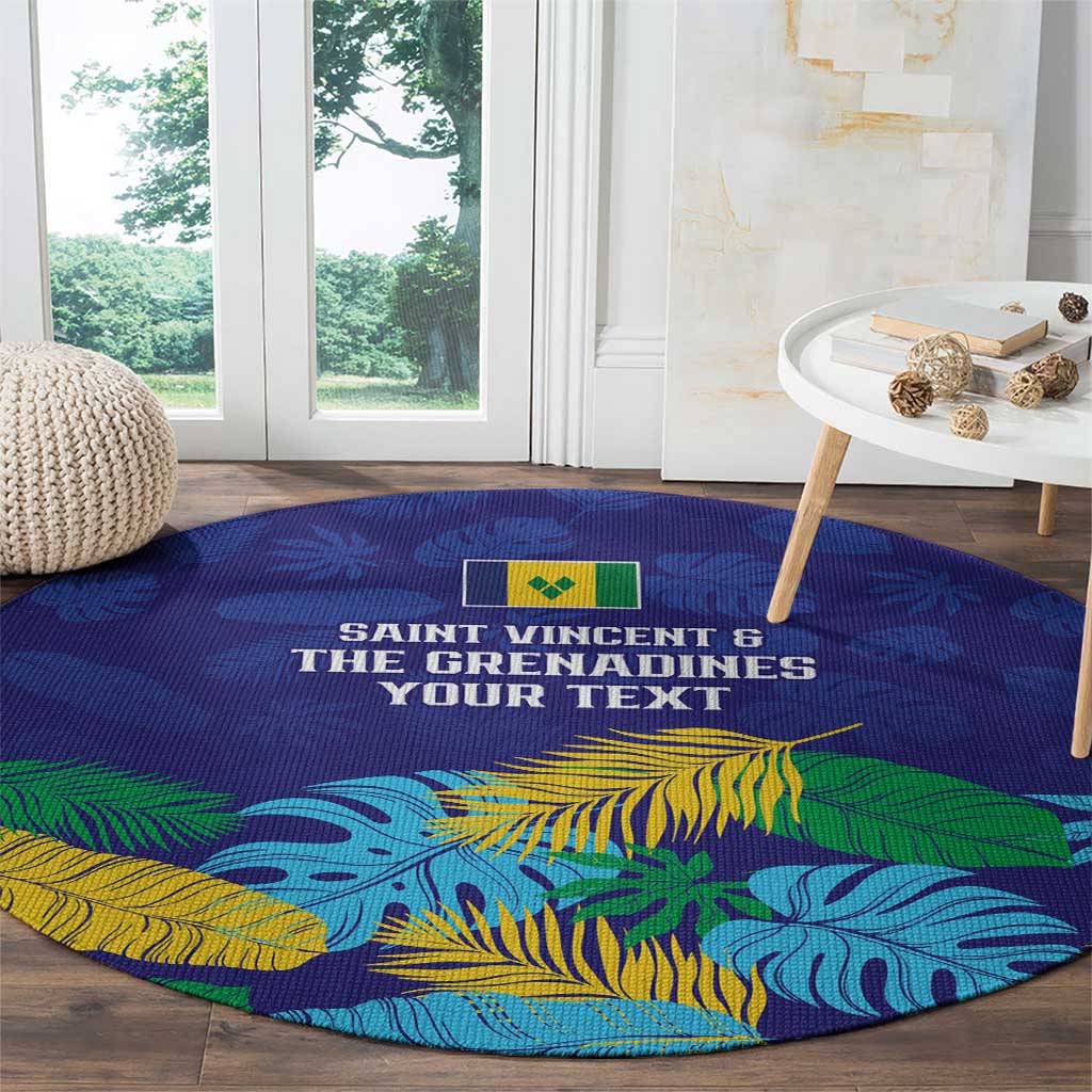 Saint Vincent Land So Beautiful Round Carpet Tropical Vibes - Wonder Print Shop