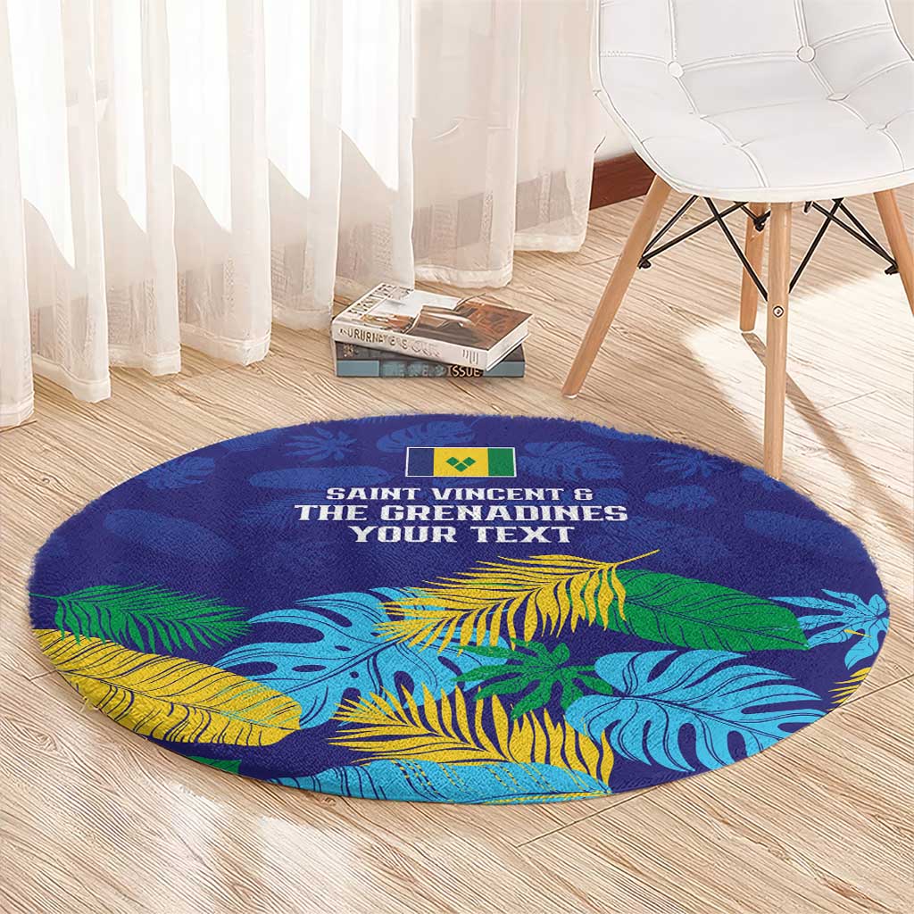 Saint Vincent Land So Beautiful Round Carpet Tropical Vibes - Wonder Print Shop
