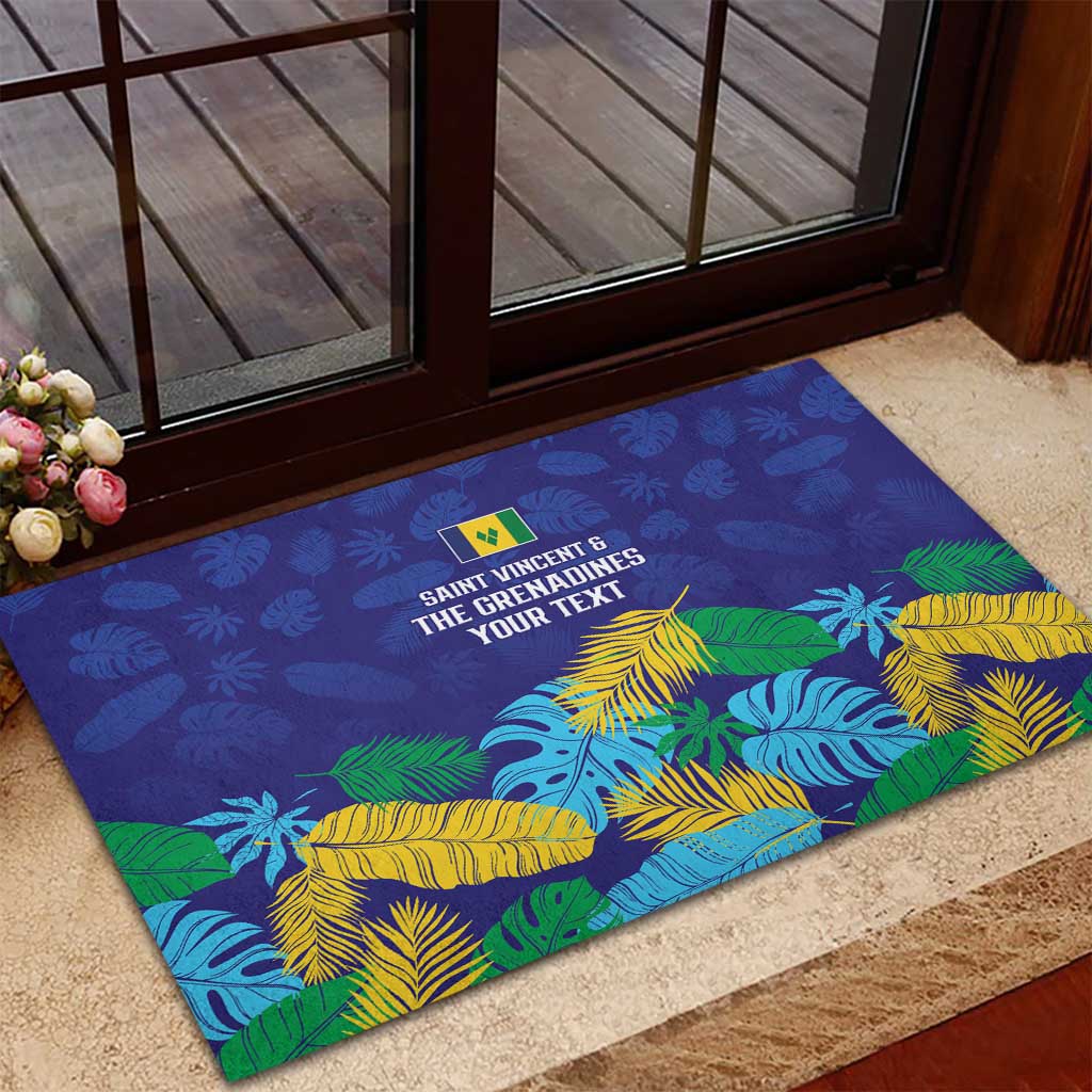 Saint Vincent Land So Beautiful Rubber Doormat Tropical Vibes - Wonder Print Shop
