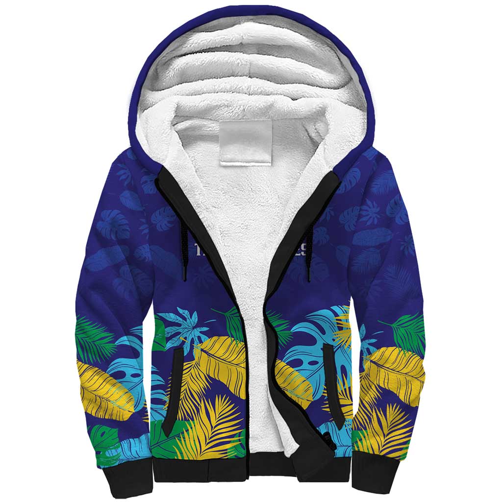 Saint Vincent Land So Beautiful Sherpa Hoodie Tropical Vibes - Wonder Print Shop
