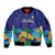 Saint Vincent Land So Beautiful Sleeve Zip Bomber Jacket Tropical Vibes - Wonder Print Shop