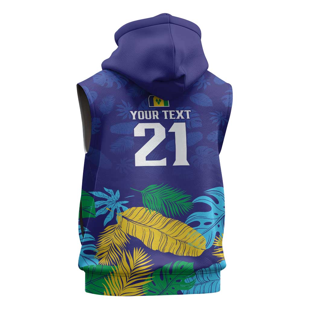 Saint Vincent Land So Beautiful Sleeveless Zip Hoodie Tropical Vibes - Wonder Print Shop